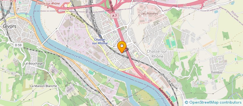 localisation de l'entreprise MADAME NEYLA SAYAH  CHASSE-SUR-RHONE