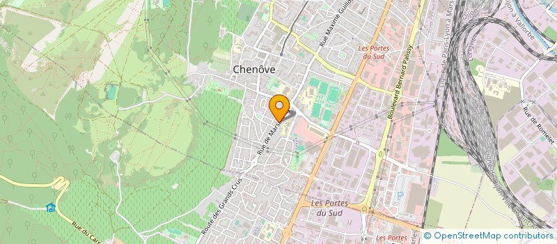 localisation de l'entreprise MADAME NEZHA ABBASSI  CHENOVE