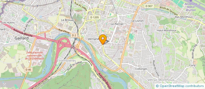 localisation de l'entreprise MADAME NEZHA AZOUGAGH à ANNEMASSE