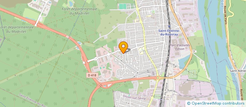 localisation de l'entreprise MADAME NEZHA ETTOUMI  SAINT-ETIENNE-DU-ROUVRAY