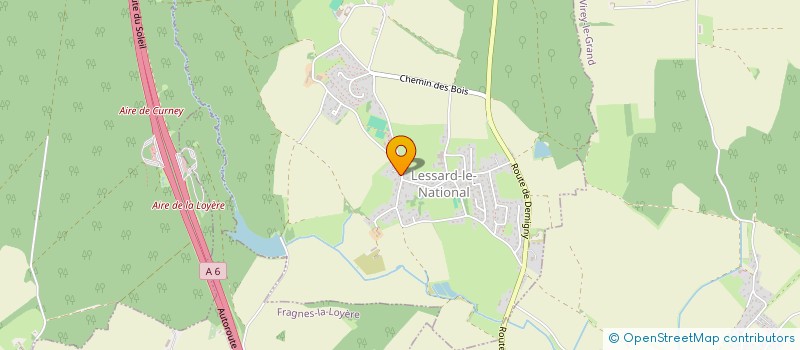 localisation de l'entreprise MADAME NEZHA FAKIR  LESSARD-LE-NATIONAL