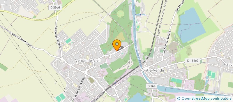 localisation de l'entreprise MADAME NEZHA HAMOUCHI  VENDIN-LE-VIEIL