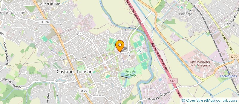 localisation de l'entreprise MADAME NEZHA KADIRI à CASTANET-TOLOSAN