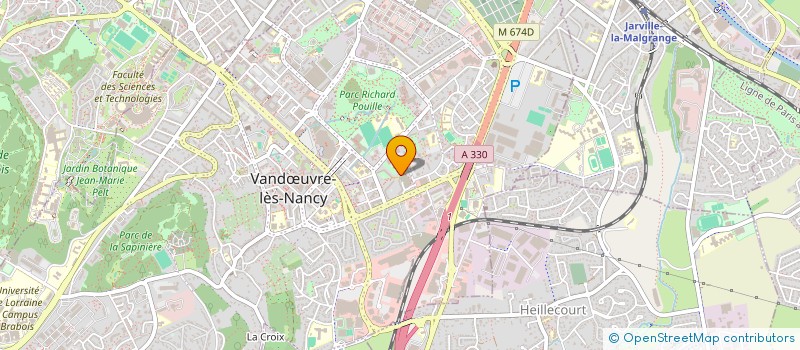 localisation de l'entreprise MADAME NEZHA MACHROUH à VANDŒUVRE-LES-NANCY
