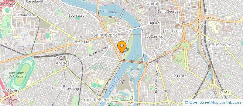 localisation de l'entreprise MADAME NEZIA AFOUN  TOULOUSE