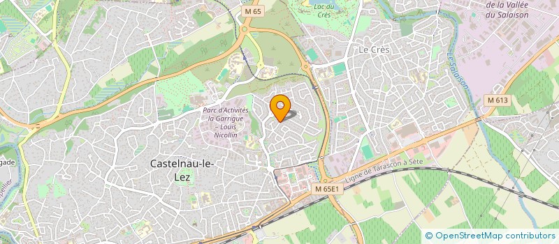 localisation de l'entreprise MADAME NEZLI TABET  CASTELNAU-LE-LEZ