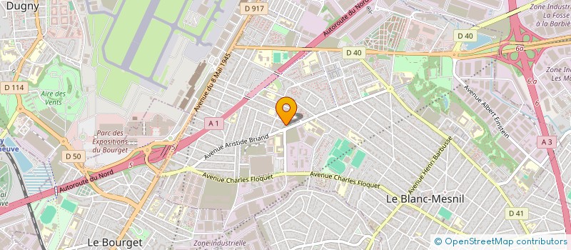 localisation de l'entreprise MADAME NGANGUENE LOUPUGOU à LE BLANC-MESNIL