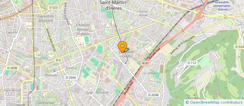 localisation de l'entreprise MADAME NGOC MAI TRUONG  SAINT-MARTIN-D'HERES