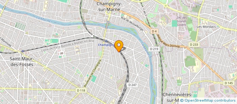 localisation de l'entreprise MADAME NGOC SA TRAN à SAINT-MAUR-DES-FOSSES