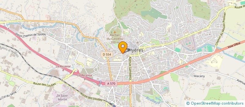 localisation de l'entreprise MADAME NGOC VU THI à HYERES