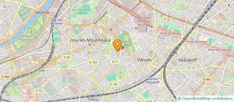 localisation de l'entreprise MADAME NGONE DIABA NGUER  VANVES