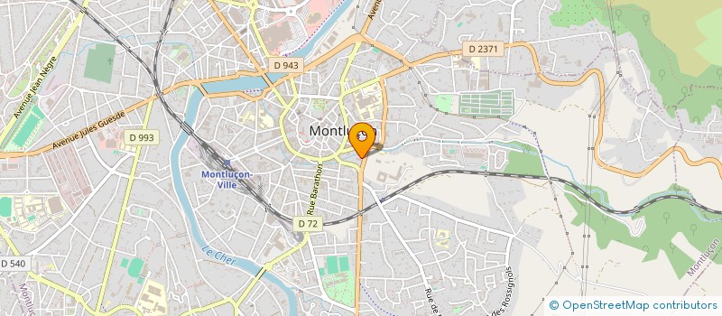 localisation de l'entreprise MADAME NGONE FALL à MONTLUCON