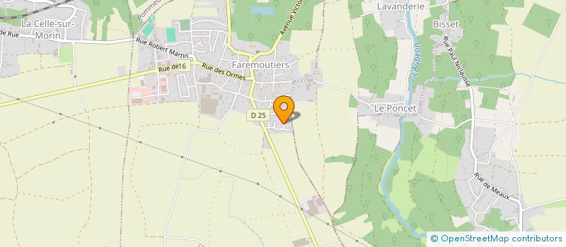 localisation de l'entreprise MADAME NGWALA MURIEL BAYA  FAREMOUTIERS