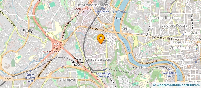 localisation de l'entreprise MADAME NHI CHARLIER  LYON