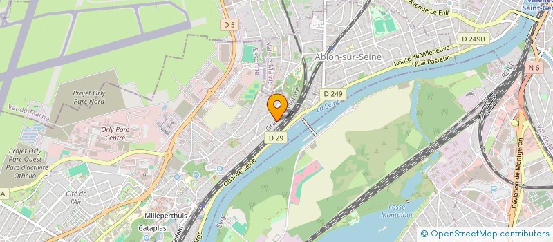 localisation de l'entreprise MADAME NHU DANG VU  ATHIS-MONS