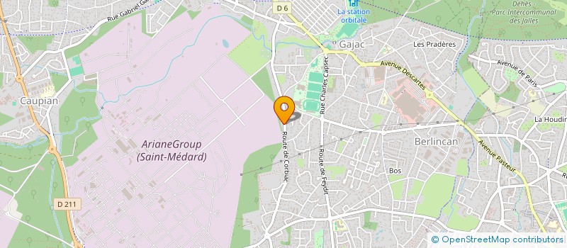 localisation de l'entreprise MADAME NI LUH PUTU FOURNIER  SAINT-MEDARD-EN-JALLES