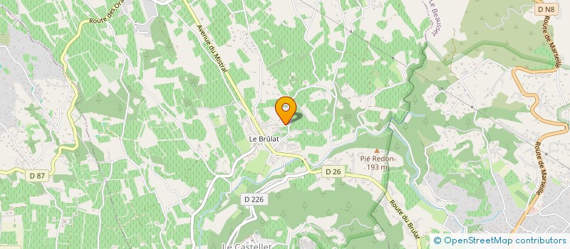 localisation de l'entreprise MADAME NI WAYAN SUKARENI  LE CASTELLET