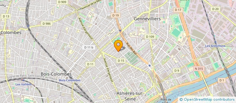 localisation de l'entreprise MADAME NIAH CANIVET à ASNIERES-SUR-SEINE