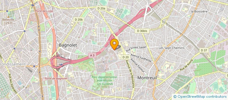 localisation de l'entreprise MADAME NIAKORO KAMISSOKO à MONTREUIL