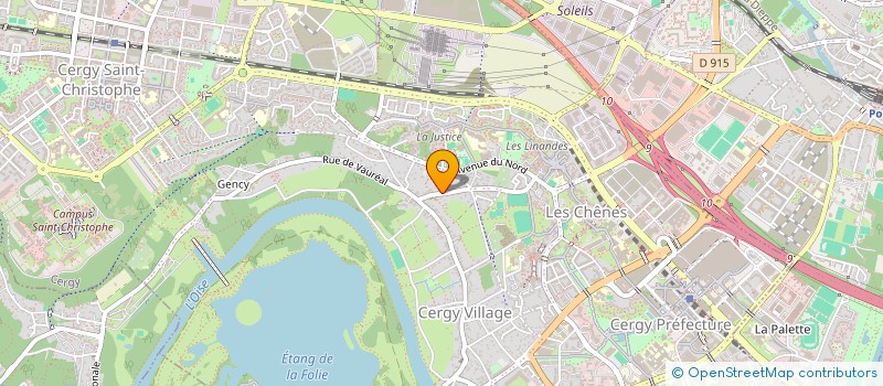 localisation de l'entreprise MADAME NIAME DIAWARA  CERGY