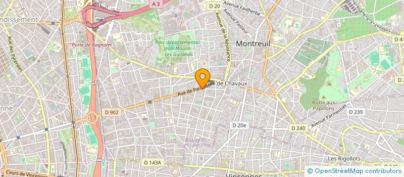localisation de l'entreprise MADAME NIAME SACKO à MONTREUIL