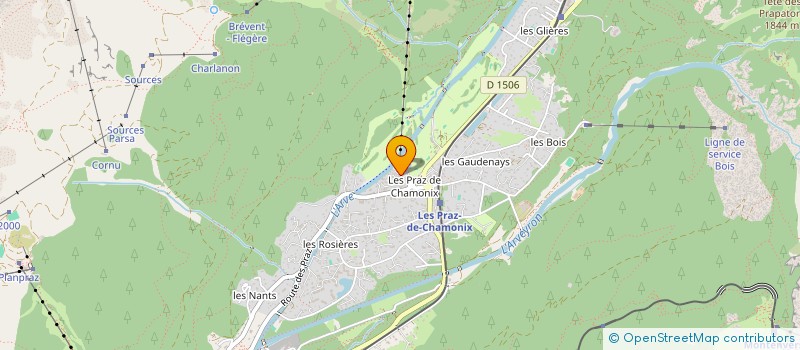 localisation de l'entreprise MADAME NIAMH O'BRIEN  CHAMONIX-MONT-BLANC