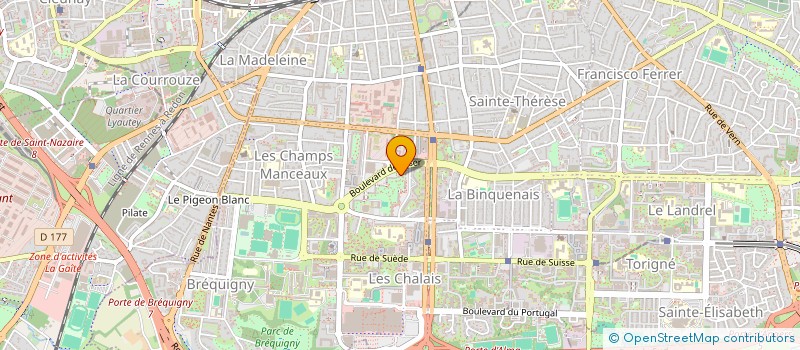 localisation de l'entreprise MADAME NIAMKEY MESSOU à RENNES