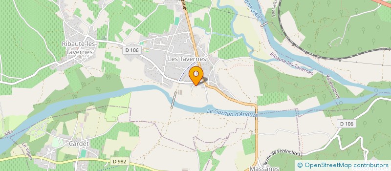 localisation de l'entreprise MADAME NIAMKEY SOMA  RIBAUTE-LES-TAVERNES