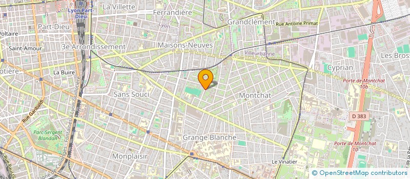 localisation de l'entreprise MADAME NICAISE LEGROS  LYON