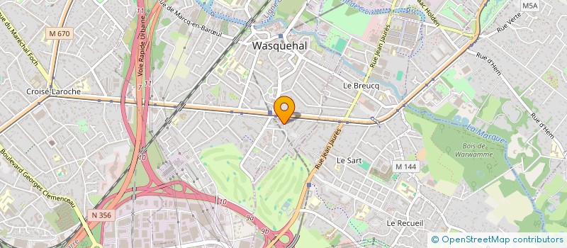 localisation de l'entreprise MADAME NICE SAIZONOU  WASQUEHAL