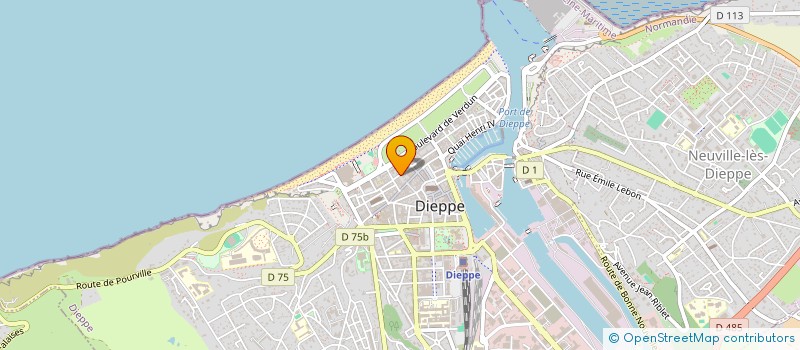 localisation de l'entreprise MADAME NICHAPA RIGAULT  DIEPPE