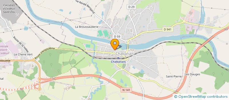 localisation de l'entreprise MADAME NICHOLA PATRICK à CHABANAIS