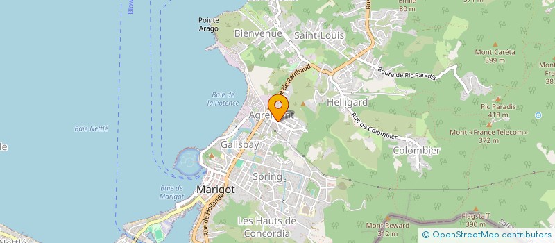 localisation de l'entreprise MADAME NICHOLE MINGAU  SAINT-MARTIN