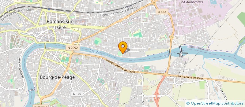 localisation de l'entreprise MADAME NICHOLE WESTON  ROMANS-SUR-ISERE