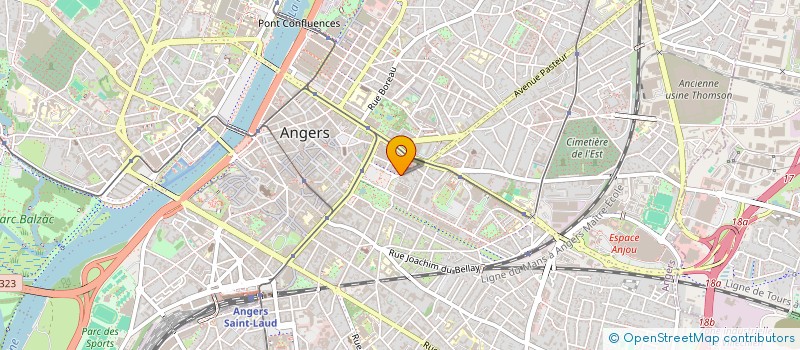 localisation de l'entreprise MADAME NICKANGE LORIPHKA DJOMKAM à ANGERS