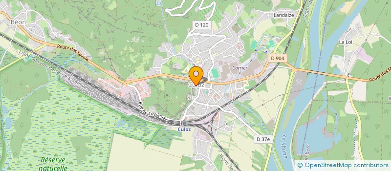 localisation de l'entreprise MADAME NICKIE LELONG-SOINARD  CULOZ-BEON