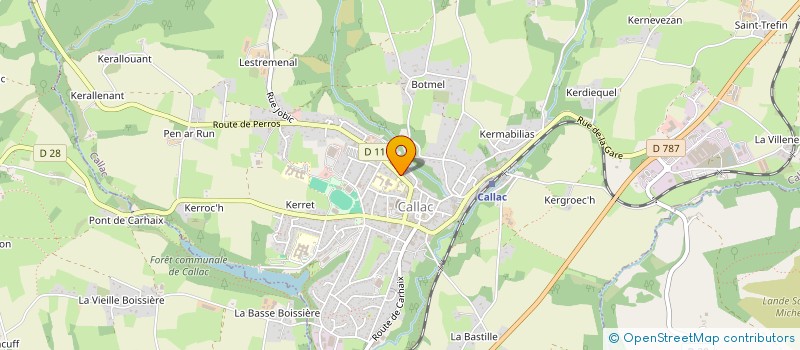 localisation de l'entreprise MADAME NICOLA-ANNE PITTMAN  CALLAC