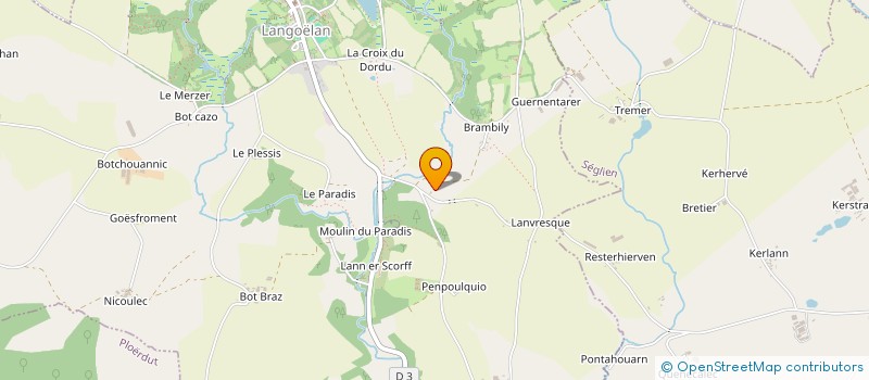 localisation de l'entreprise MADAME NICOLA BLOOR  LANGOELAN