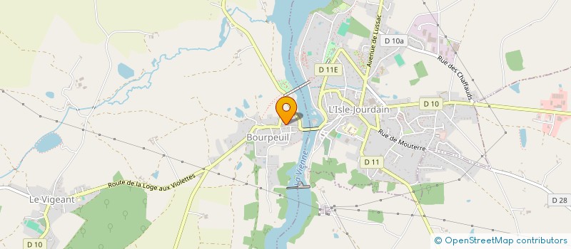 localisation de l'entreprise MADAME NICOLA BOND  LE VIGEANT