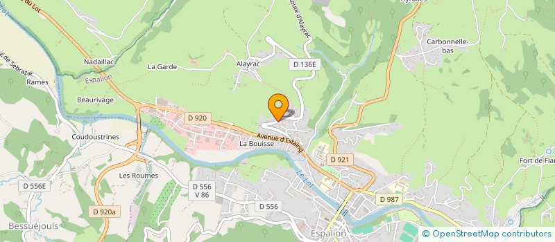 localisation de l'entreprise MADAME NICOLA BRIDGELAND à ESPALION