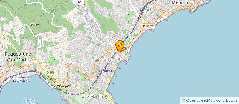 localisation de l'entreprise MADAME NICOLA CORREIA BARRETT à ROQUEBRUNE-CAP-MARTIN