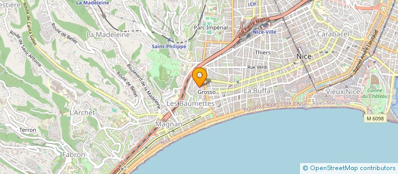 localisation de l'entreprise MADAME NICOLA FOSS à NICE