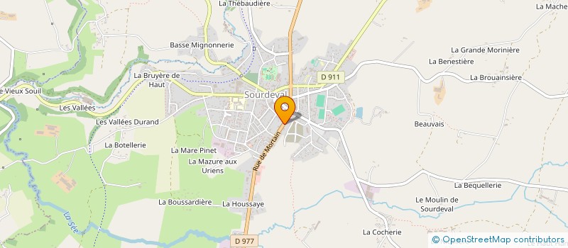 localisation de l'entreprise MADAME NICOLA HALL à SOURDEVAL