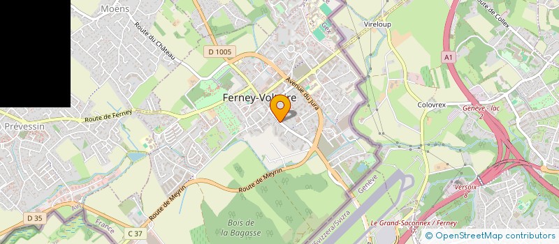 localisation de l'entreprise MADAME NICOLA RICHTER à FERNEY-VOLTAIRE