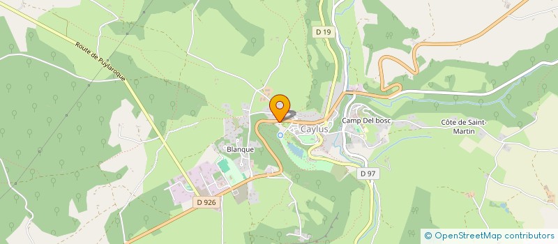 localisation de l'entreprise MADAME NICOLA ROBINSON  CAYLUS