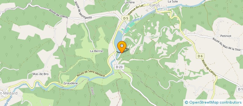 localisation de l'entreprise MADAME NICOLA SANNWALD  CATUS