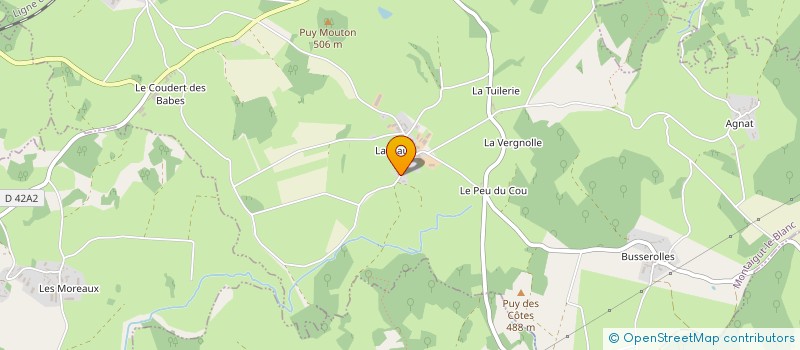 localisation de l'entreprise MADAME NICOLA THOMAS à MONTAIGUT-LE-BLANC