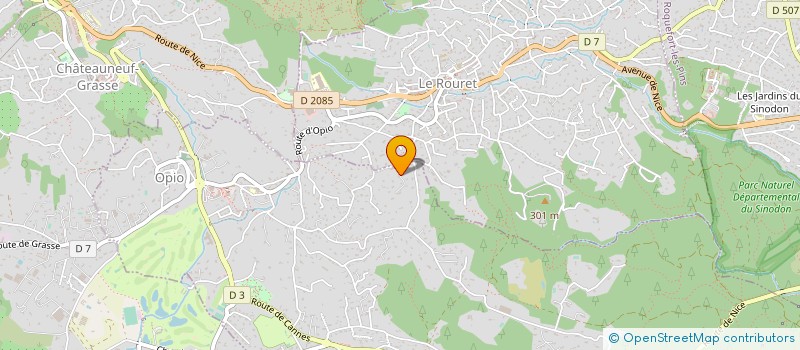 localisation de l'entreprise MADAME NICOLA TRAVIS  OPIO