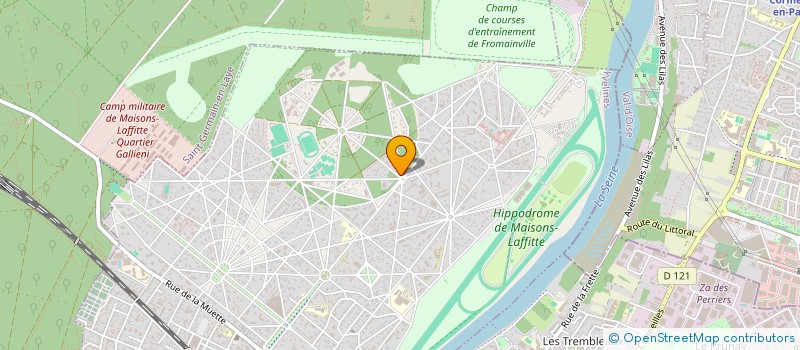 localisation de l'entreprise MADAME NICOLA UPTON  MAISONS-LAFFITTE