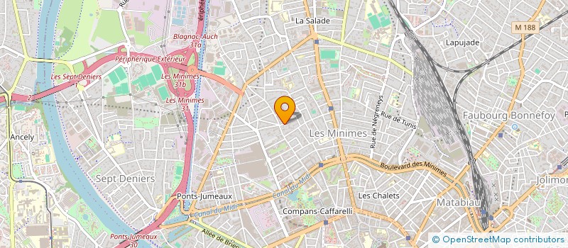 localisation de l'entreprise MADAME NICOLAS BARDELLOTTO  TOULOUSE